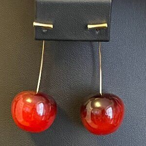 Cherry Drop Earrings